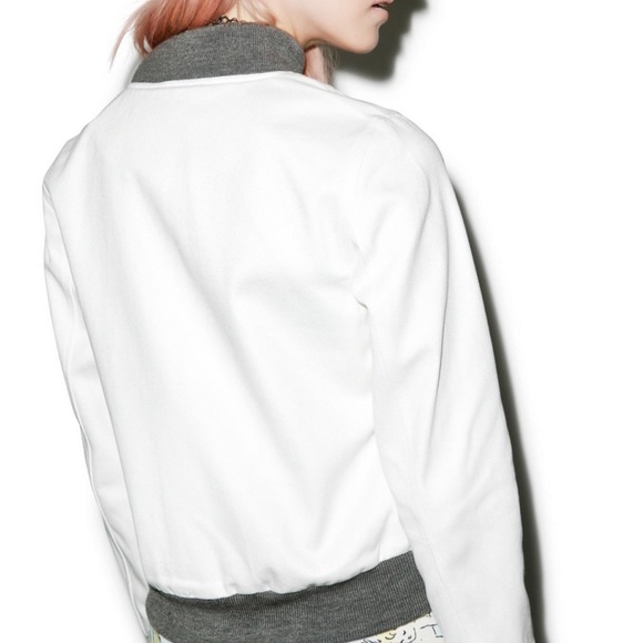 Joyrich White Angel Baseball Jacket - Picture 7 of 7